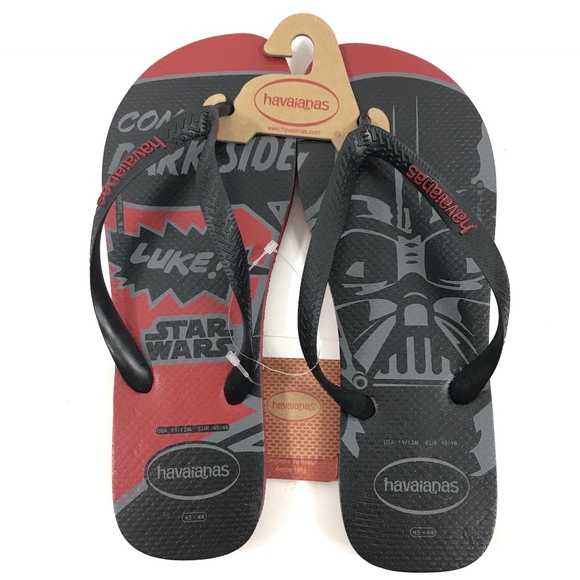 Havaianas Other - Havaianas Star Wars Flip Flops Thongs Darth Vadar